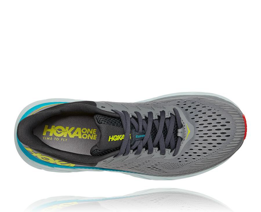 Tenis Hoka One One Masculino Cinzentas - Clifton 7 - 753-JLFHEG